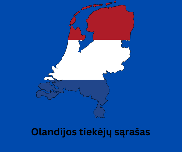 OLANDIJOS TIEKĖJŲ SĄRAŠAS