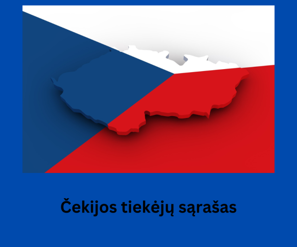 ČEKIJOS TIEKĖJŲ SĄRAŠAS